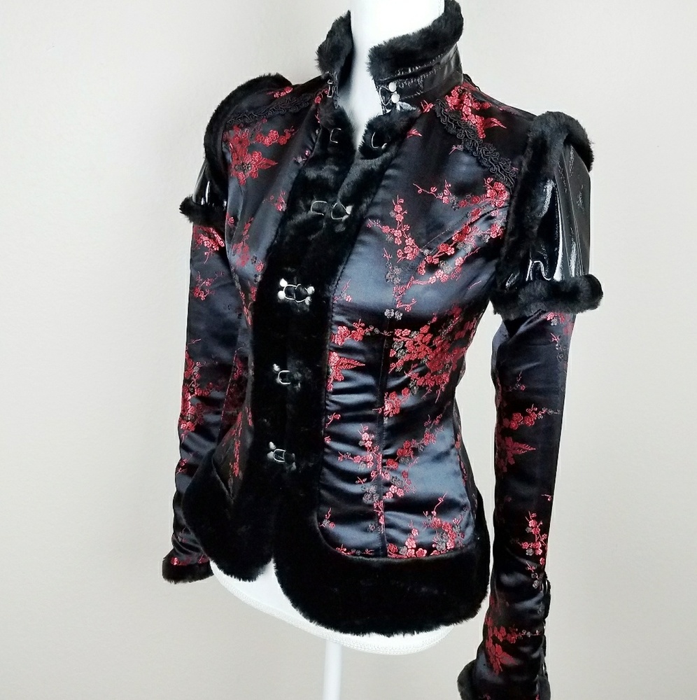 Lip Service Evil To The Touch Jacket Asian Print - Picture 4 of 8